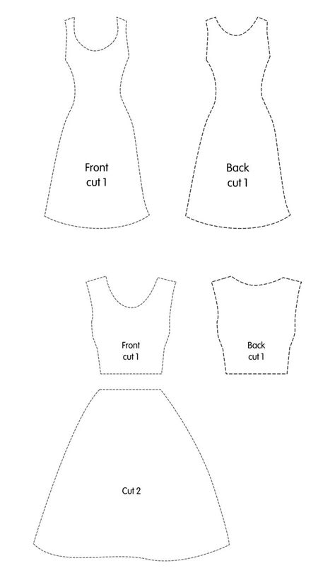 Printable Barbie Doll Clothes Patterns Sewing Barbie Clothes Barbie