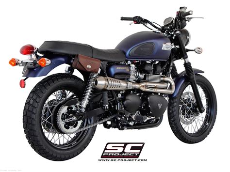 Conic Full System Exhaust By Sc Project Triumph Scrambler 2010 T10