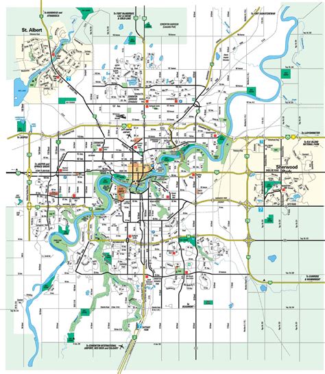 Large Edmonton Maps For Free Download And Print High Resolution And
