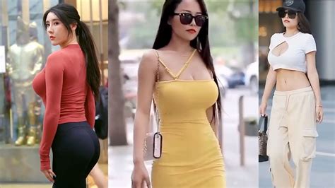 Sexy Female Chinese Chengdu Street Fashion Douyin China Ep3 Youtube