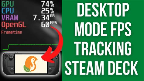 Steam Deck Desktop Mode Framerate Fps Tracking Mangohud Setup Youtube