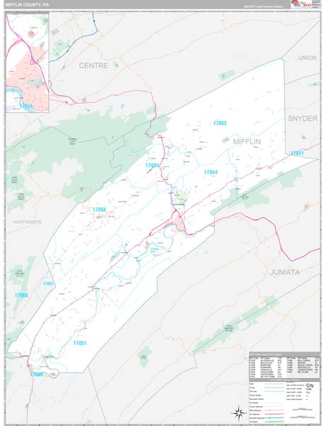 Mifflin County Pa Maps