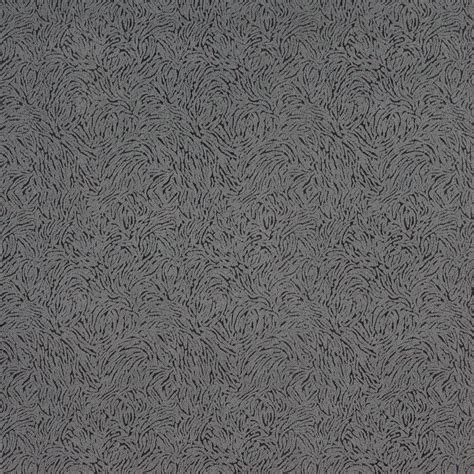 Graphite Grey Small Decorative Brush Pattern Microfiber Velvet