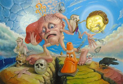 Canadian Pop Surrealism Paintings By Artist Stephen Gibb