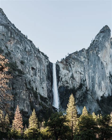 Bridal Veil Falls Yosemite California By Tanner Wendell Stewart