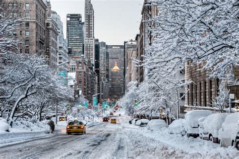 Park Avenue In Snow Day Photo By Marcos Vasconcelos New York Snow