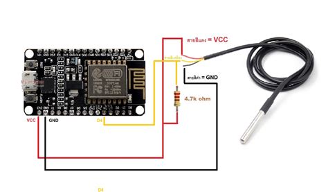 Interfacing Ds18b20 Temperature Sensor With Arduinoesp8266 40 Off