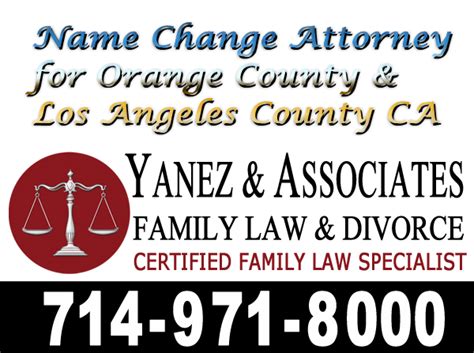 California Name Change Lawyer In Orange County Name Change Attorney