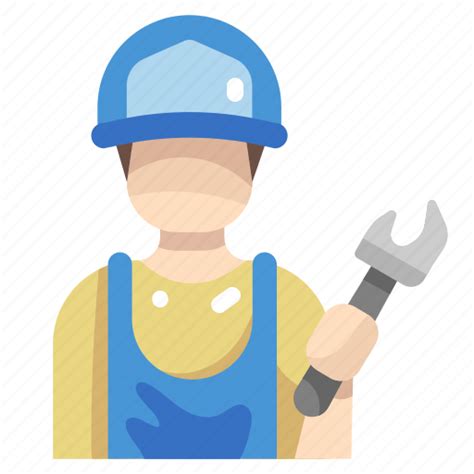 Avatar Maintenance People Repair Spanner Wrench Icon