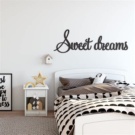 Sweet Dreams 3d Text Wall Decor
