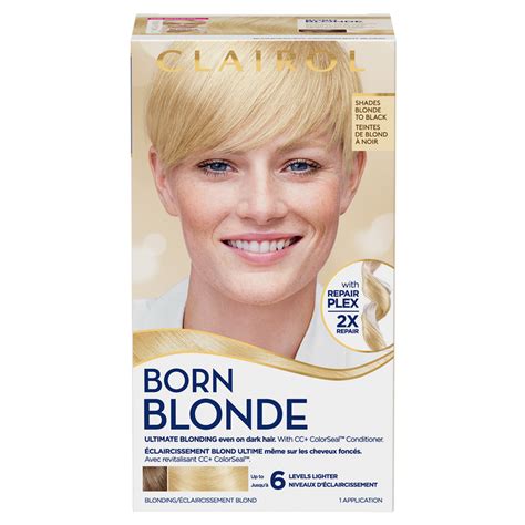Clairol Nice N Easy Born Blonde Ultimate Blonding Bleach Blonde Hair Color 1 Kit