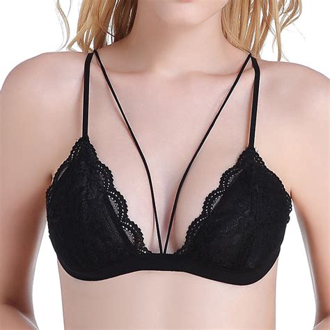 Dropship 2018 New Arrival Floral Elastic Bra Elastic Top Sheer Seamless Bralette Wireless Cup