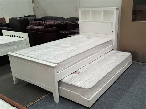 Furniture Place Kaylee King Single Bed With Box Headboard And Pop Up