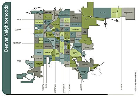 Map Of Denver Neighborhoods