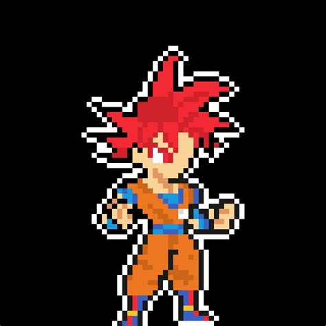 Mui Goku Pixel Art