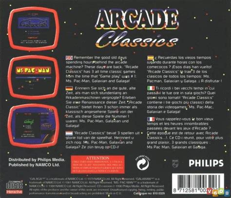 Arcade Classics Vgdb Vídeo Game Data Base