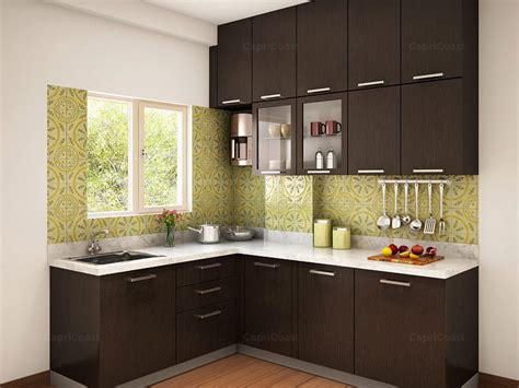 Munnar L Shaped Modular Kitchen Designs India Homelane