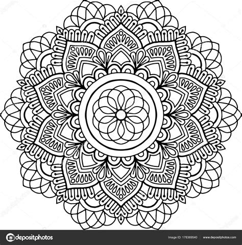 The most common mandala ausmalen material is paper. Abbildung Mandala zum Ausmalen — Stockvektor © TAMSAMTAM ...