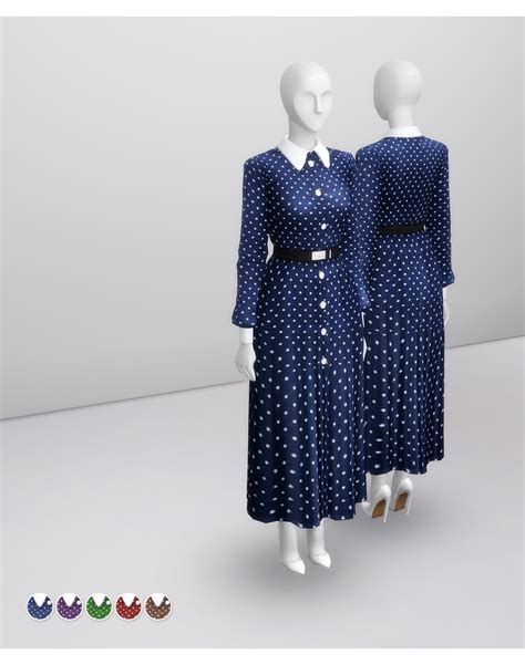 Budgiepicks Sims 4 Sims 4 Clothing Midi Dress