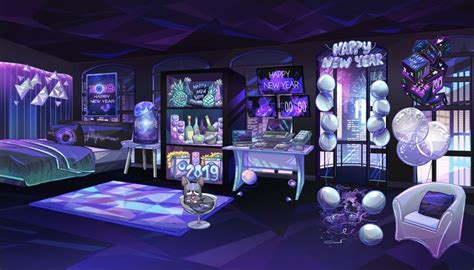 party in my dorm anime background fantasy rooms anime scenery