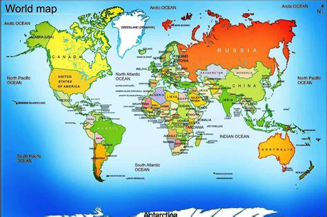 Physical Map Of The World 1 605×1 065 Pixels World Map With