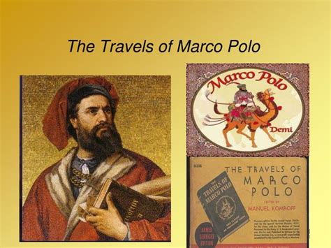 Ppt The Travels Of Marco Polo Powerpoint Presentation