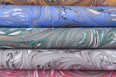 Marbled Decorative Papers Hand Made Rossi 1931