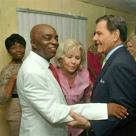Watch How Kenneth Copeland And Wife Blessed Bishop Oyedepo Yesterday On