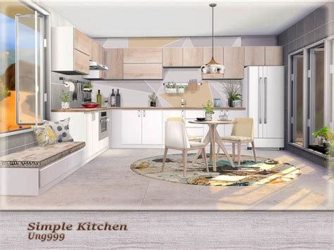 The Sims Resource Simple Kitchen Pt1 By Ung999 Sims 4 Downloads