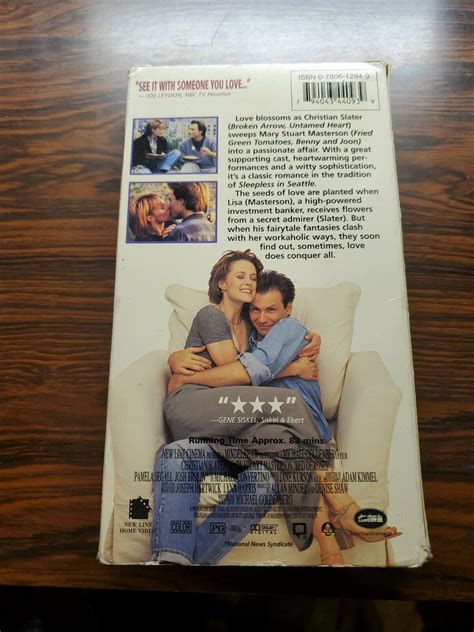 Bed Of Roses Vhs Vcr Video Movie Mary Stuart Masterson Christian Slater Used Ebay