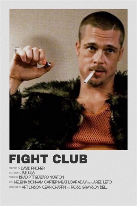 Fight Club Movie Poster Movie Posters Minimalist Film Posters