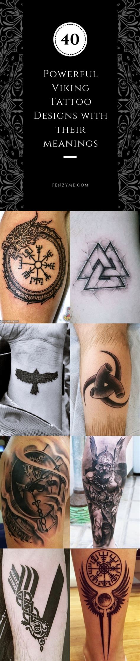 40 Powerful Viking Tattoo Designs with their meanings - Fashion Enzyme