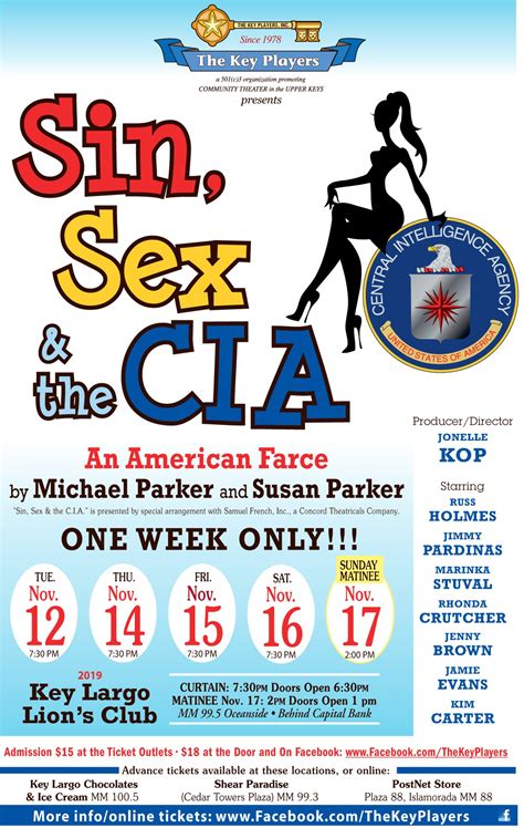 Sex Sin And The Cia 2019 The Key Players