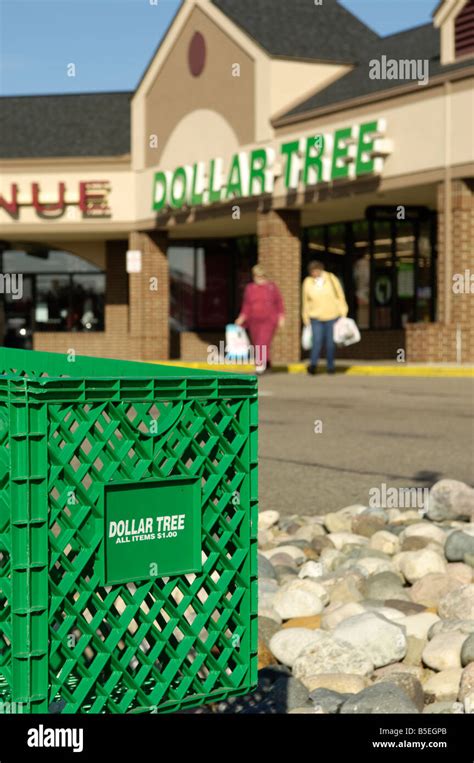 Dollar Tree Shopping Cart And Store In Rochester Michigan Usa Stock