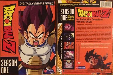 Dragon Ball Z Season DVD Disc Set Uncut Remastered EBay