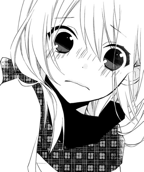Manga Girl Anime Girl Black And White Blushing ☃ツ