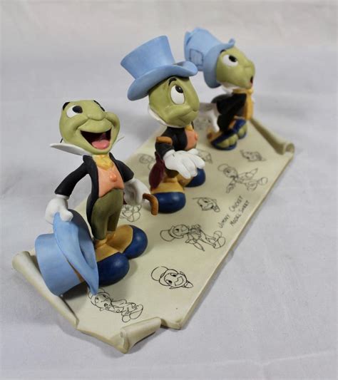 Jiminy Cricket Model Sheet Sculpture Limited Edition Disney Sculpture