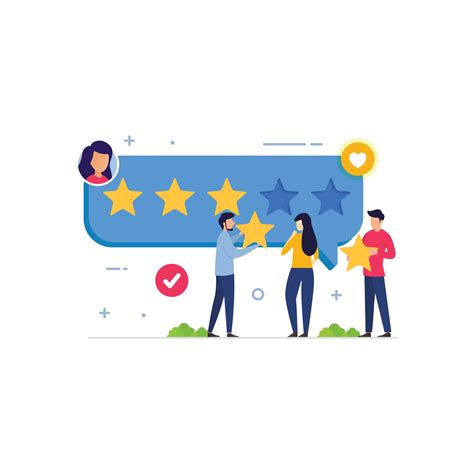 Feedback And Giving Rating Design Concept For Customer Satisfaction