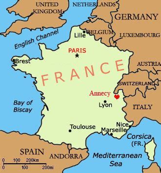 France is one of the most famous countries in europe, and paris is probably the most hide map. ANNECY FRANCE MAP - Recana Masana
