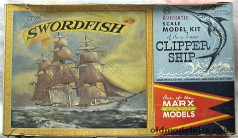 Marx 196 The Clipper Ship Swordfish Sea Witch Marx Museum Quality