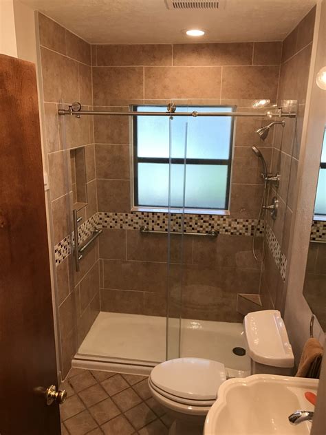 For many homeowners in the phoenix metropolitan if you're wondering what the typical bathtub to shower conversion cost is if you'd simply like to replace a tub with a shower, you could get by with a shower stall that fits the depth of the tub alcove. Austin Tub to Shower Conversion w/ Frameless Sliding Door ...