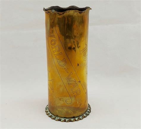 Ww1 1914 1918 France Trench Art Shell Case Sally Antiques