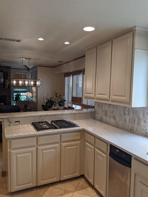 After Completed December 2019 Off White Cabinets