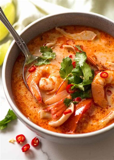 Tom yum soup is one of the best thai recipes there is. Tom Yum Soup (Thai soup) | RecipeTin Eats