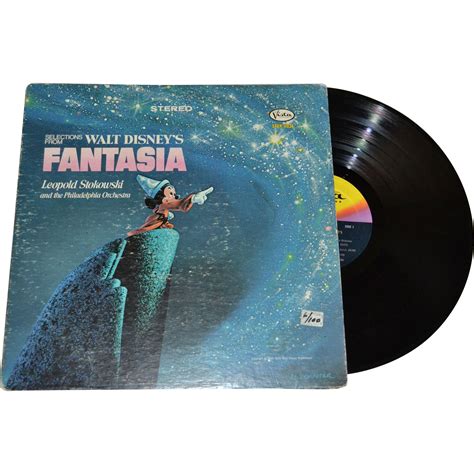 1970 Walt Disney Mickey Mouse Fantasia Lp Record From Kitschandcouture
