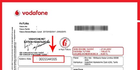 Vodafone Fatura Ödeme Tarihi Öğrenme ve Değiştirme Trcep