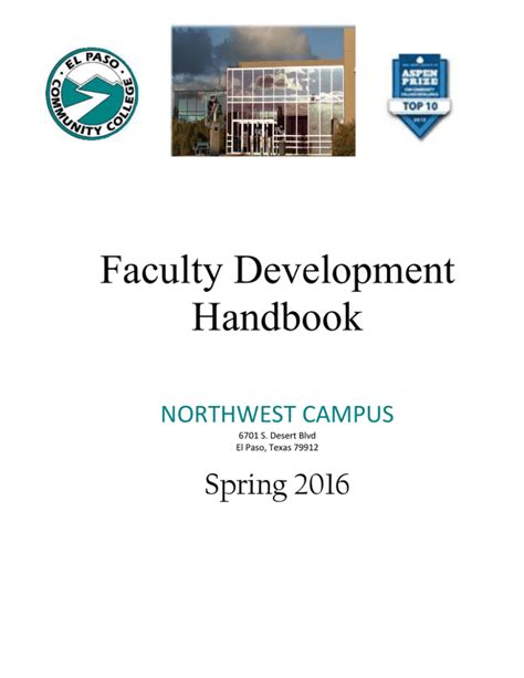 Faculty Development Handbook Spring 2016