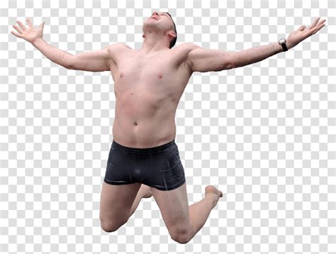 Men Naked Jumping Back Person Human Standing Transparent Png Hot Sex