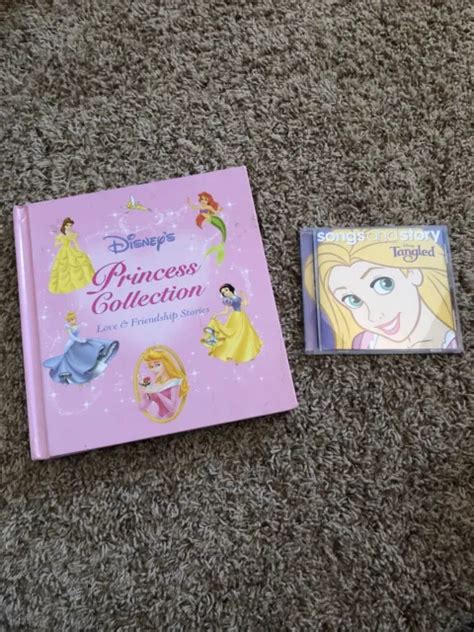 Princess Collection Love And Friendship Stories Disney Book And Tangled Cd Rapunzel 585 Picclick