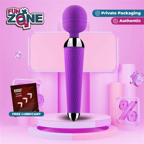 Funzone Powerful Microphone Wireless Rechargeable Av Wand Vibrator Sex